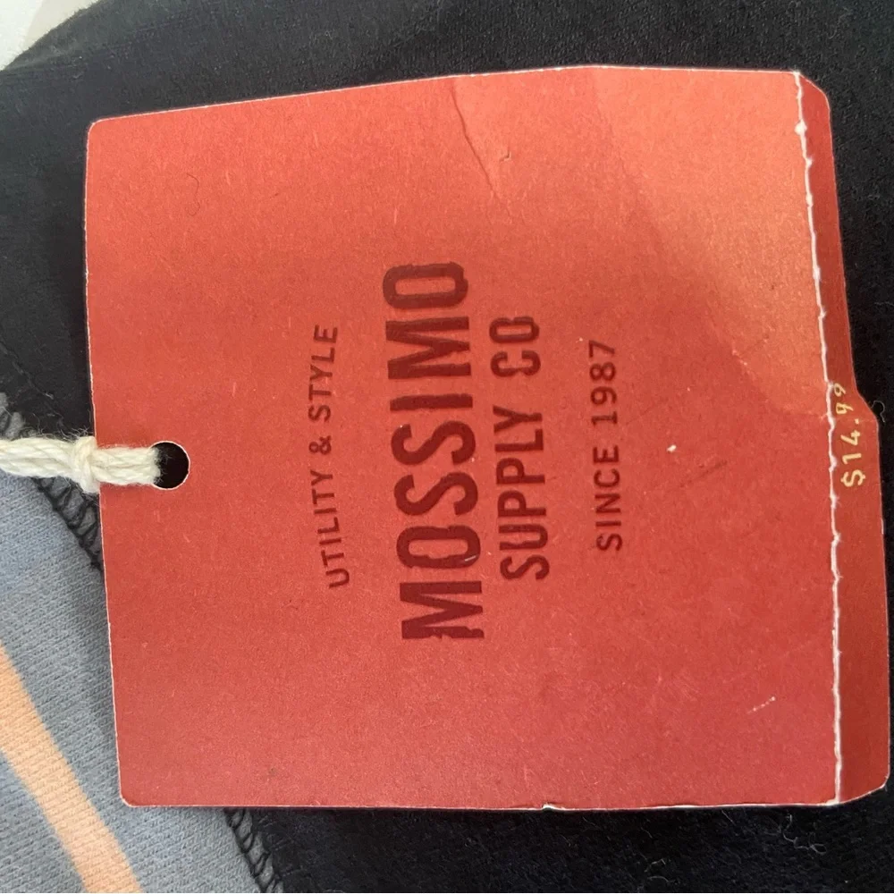 Mossimo Supply Co. Black Leggings with Multicolor Waistband - Picture 2 of 3